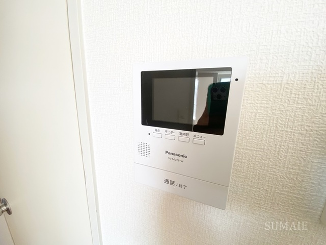 サンライフ浮間のセキュリティ|モニター付きインターホンです☆