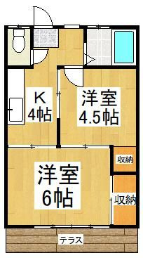 【間取り】 | ムサシノコーポ