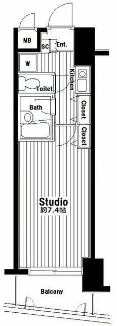ガラ・ステージ目白の間取り