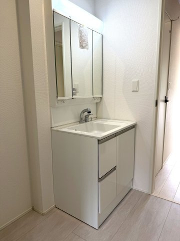 比企郡嵐山町志賀4期　新築戸建の独立洗面台