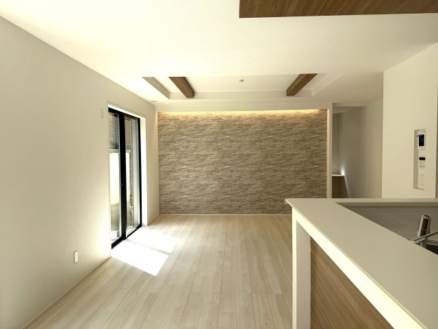 比企郡嵐山町志賀4期　新築戸建の居間・リビング