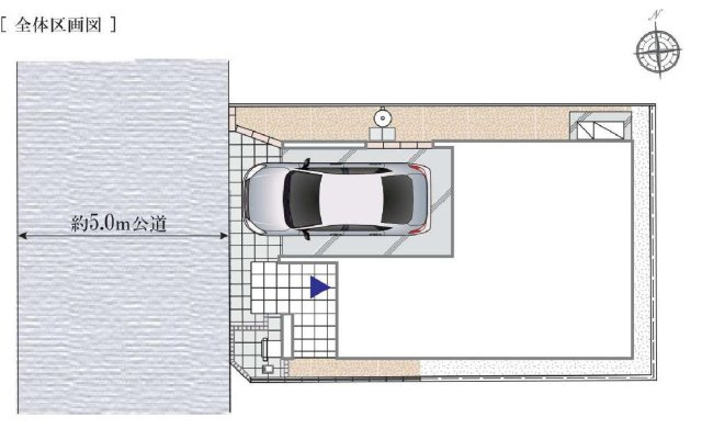 三鷹市下連雀4丁目 中央線 三鷹駅 新築戸建の区画図
