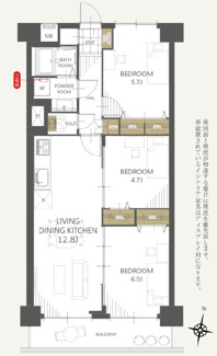【間取り】 | グリーンコーポ川口