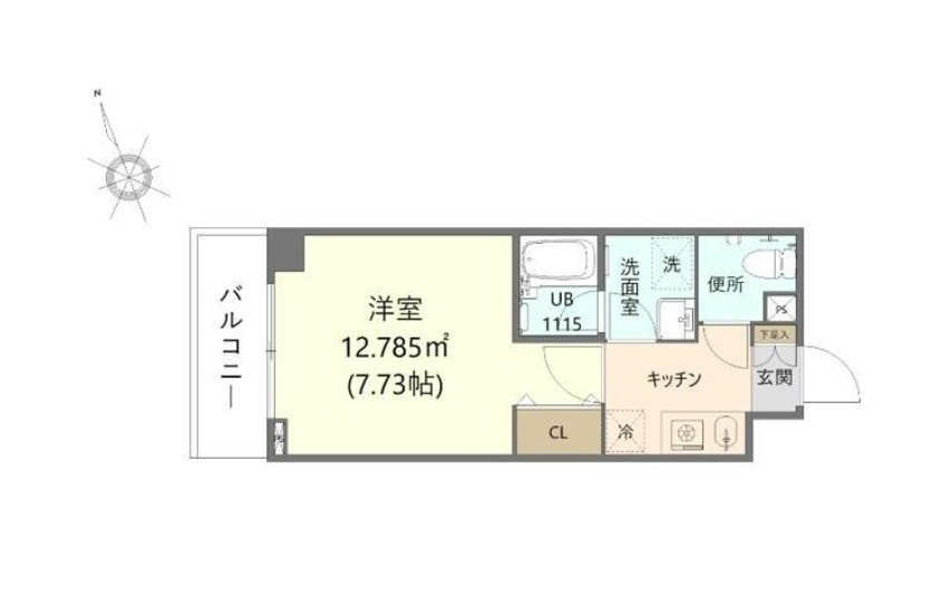 Daiwa　Terrace　府中の間取り