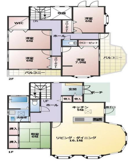 【間取り】 | 加須市多門寺　中古戸建