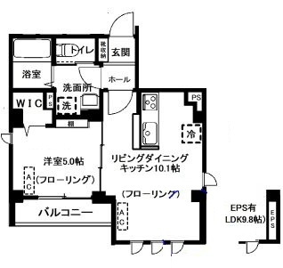 （仮称）グレイスガーデン北千住 の間取り|間取りです。