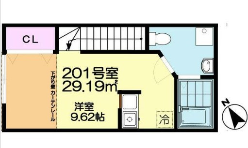 鎌ケ谷市道野辺中央１丁目のアパート
