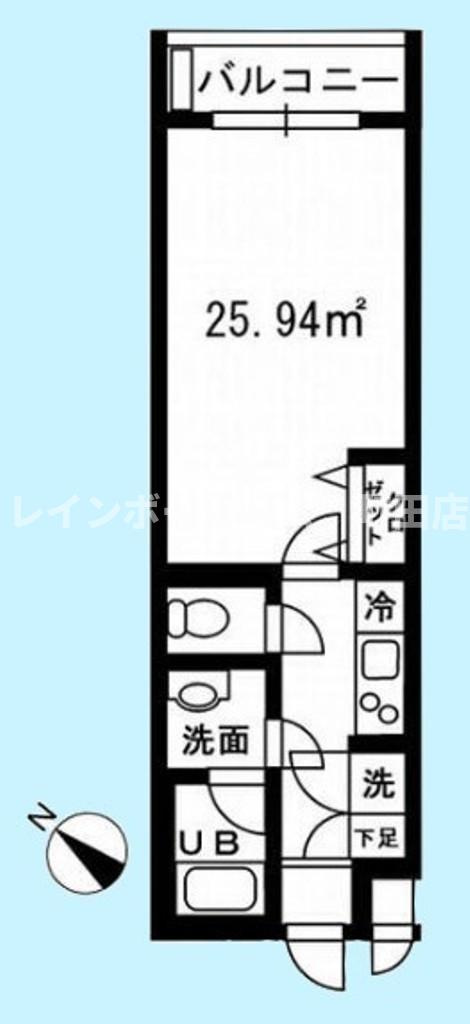 セントエルモ町田※初期費用分割あと払いサービス利用可能の間取り
