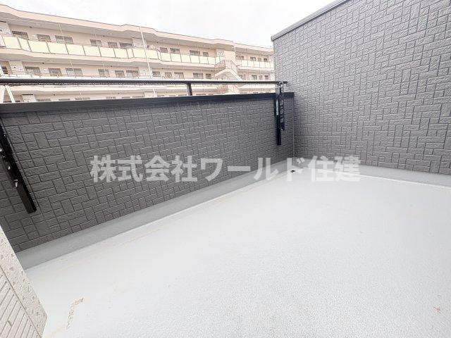 日高市高麗川1丁目のバルコニー