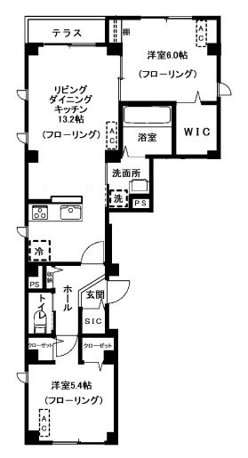 （仮称）グレイスガーデン北千住 の間取り|間取りです。