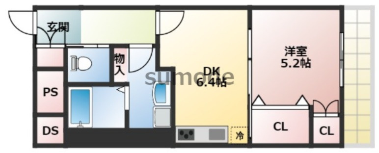 コボリマンション南茨木の間取り