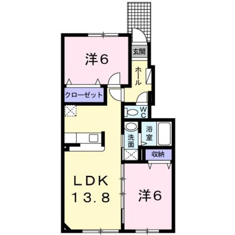 Ｖｉｌｌａ　佐藤　Ｅの間取り