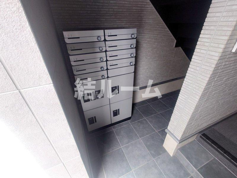 板橋区大原町のアパートのロビー