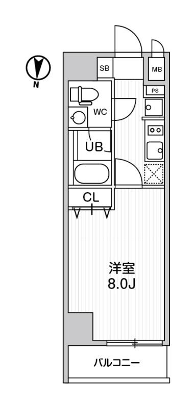 レオーネ南千住Ⅱの間取り