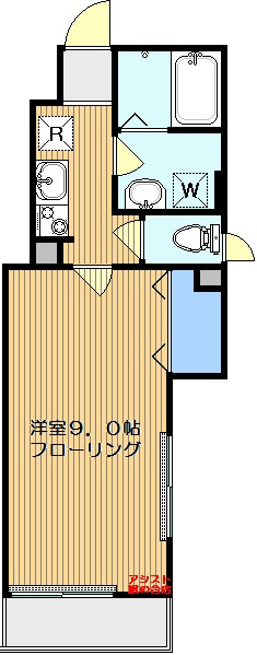 品川区豊町２丁目のアパートの間取り