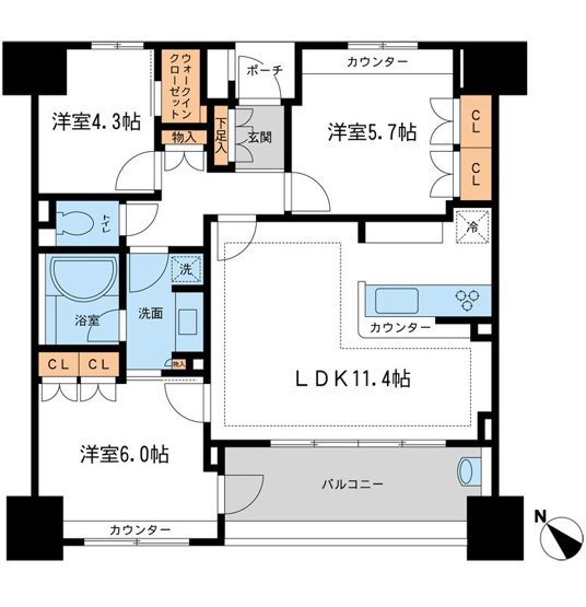 【間取り】 | KDXレジデンス町田
