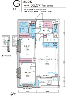 【間取り】 | GENOVIA板橋東山町skygarden