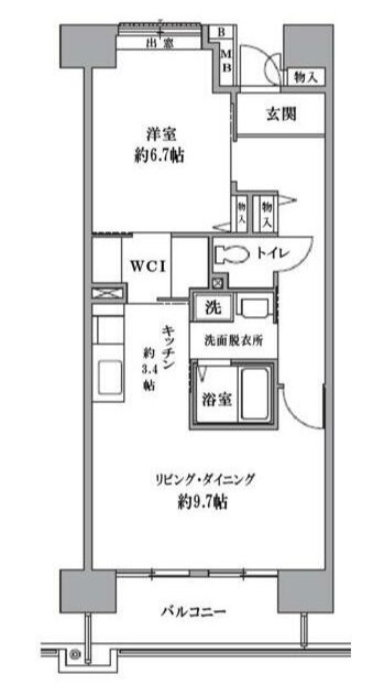Ｔ’ｓ　ｇａｒｄｅｎ清瀬の間取り