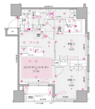 ガーラ・レジデンス池袋の間取り