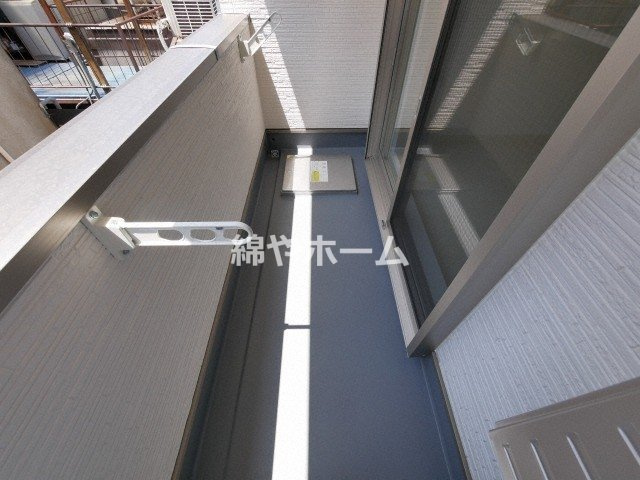 ラモーナ鶴橋のバルコニー|広々としたバルコニーです