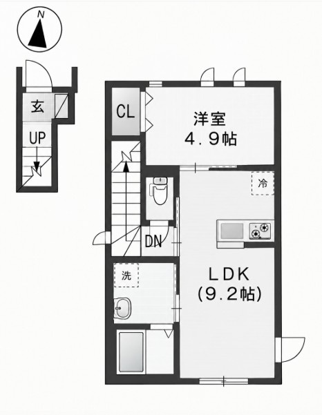 サニーサイドの間取り