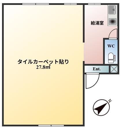 市川マンションの間取り