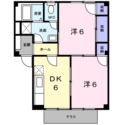 ハイム　アリオン　　刈谷市近郊の賃貸はクラスホーム刈谷店の間取り