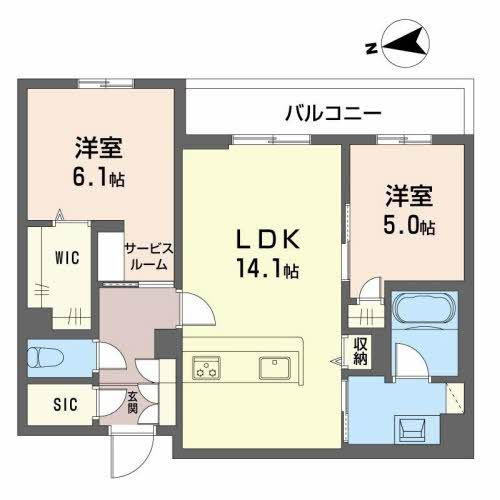 【間取り】 | シャーメゾン　フィセル