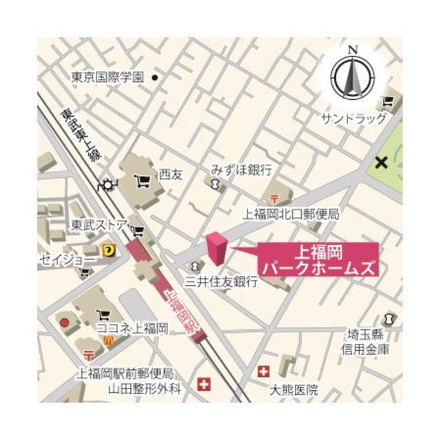 上福岡パーク・ホームズの地図