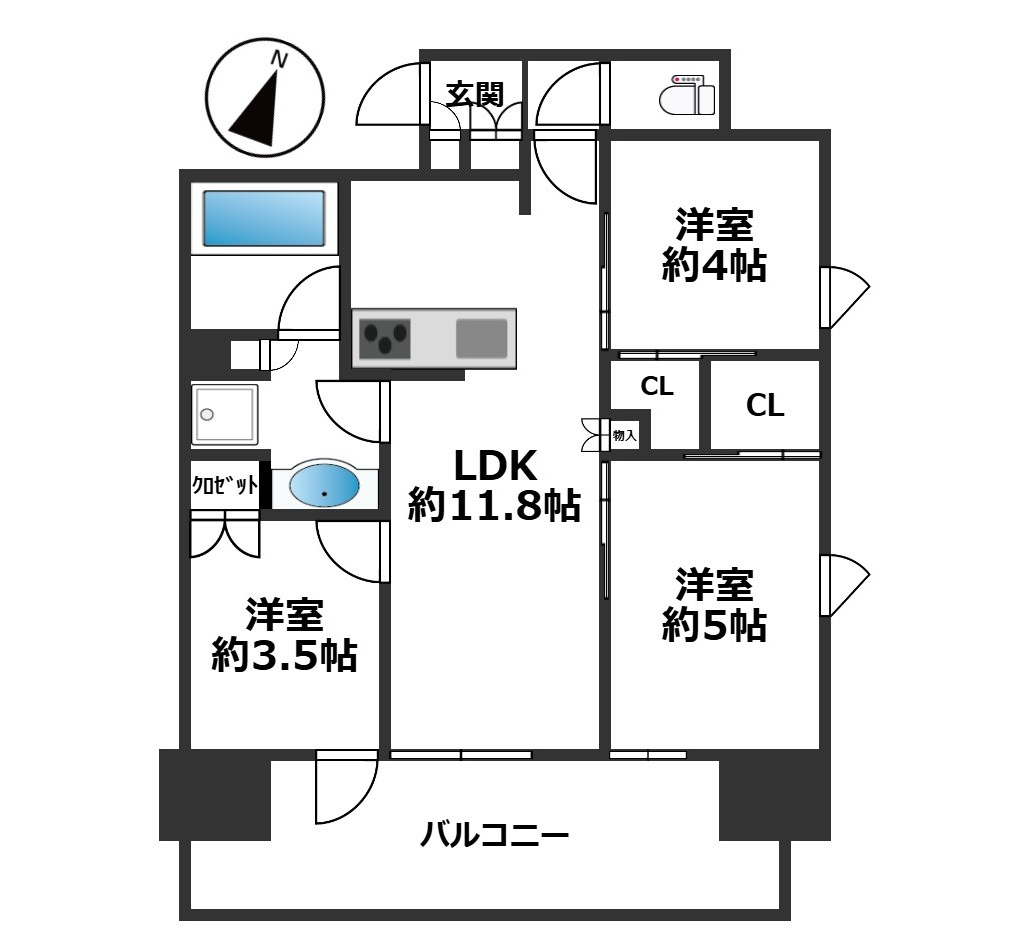 【間取り】の画像
