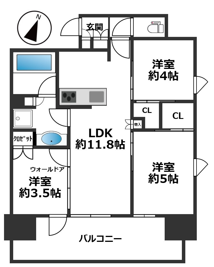メイツ川口並木の間取り