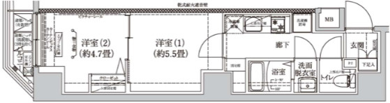 アイルグランデ押上ノースの間取り