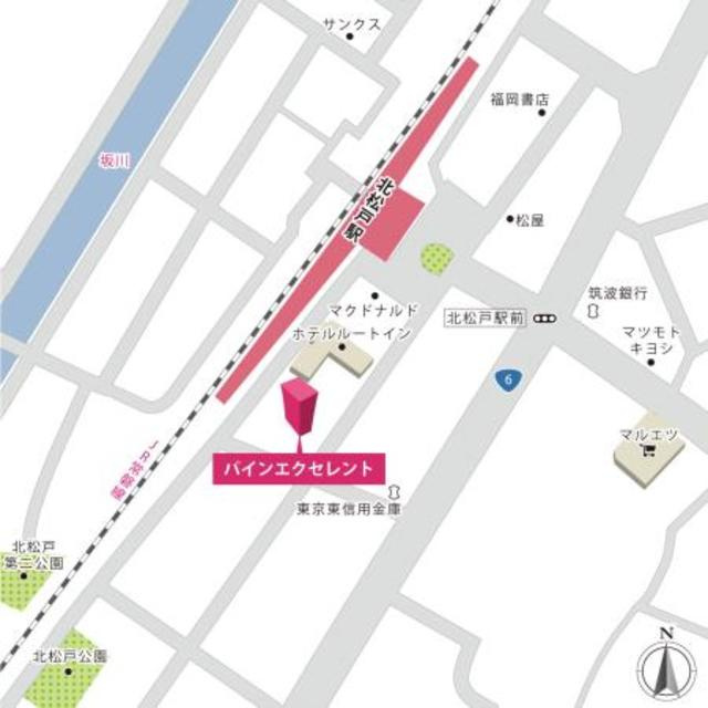 パインエクセレントの地図