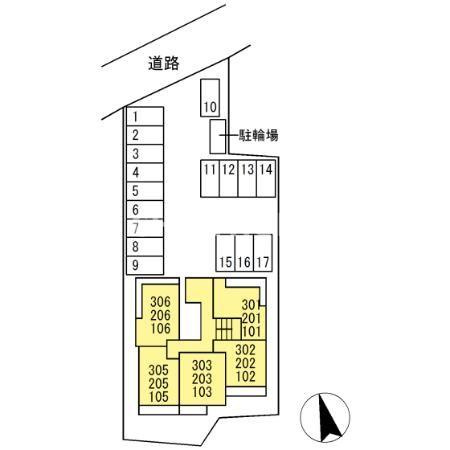 sanctuary courtの区画図|当社、チルホームのHPもご覧ください(^^)/物件情報多数♪