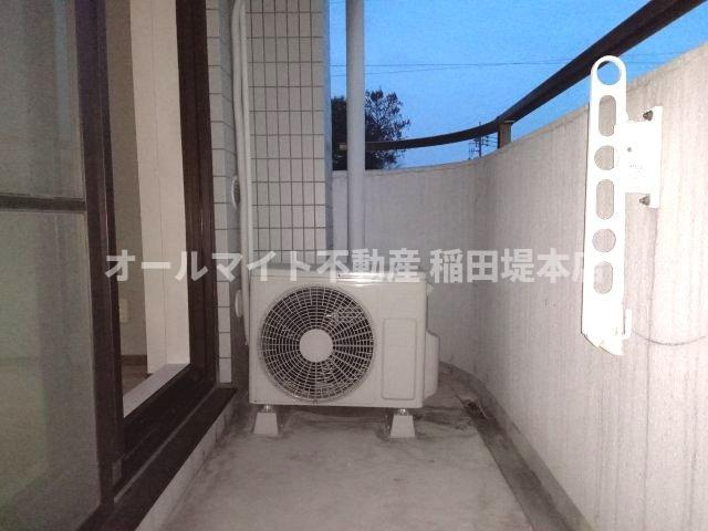 川崎市多摩区栗谷３丁目の賃貸マンションのバルコニー