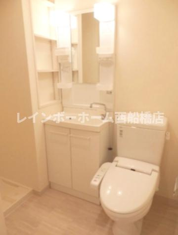 ルームス市川（E-073)のトイレ