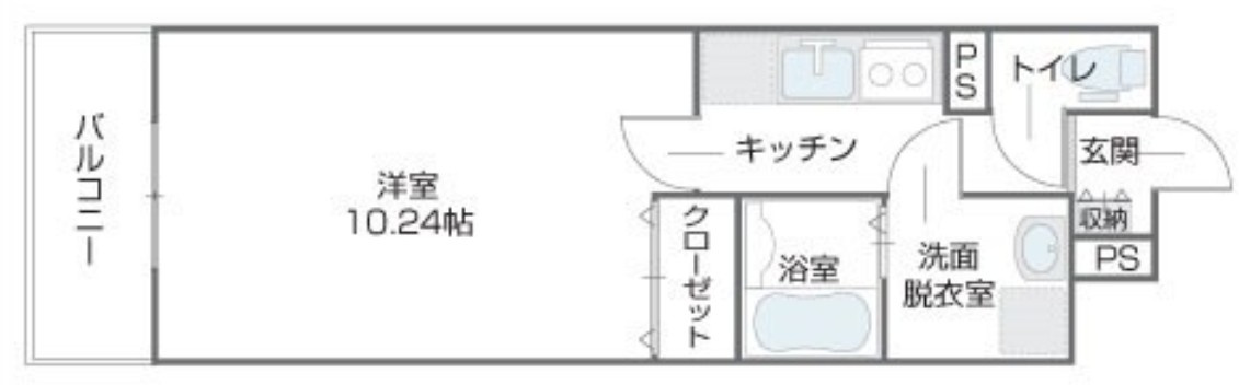 アメティスタ本中山の間取り