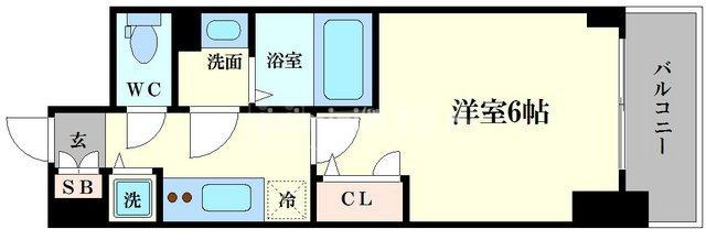 エスリード本町レジデンスの間取り