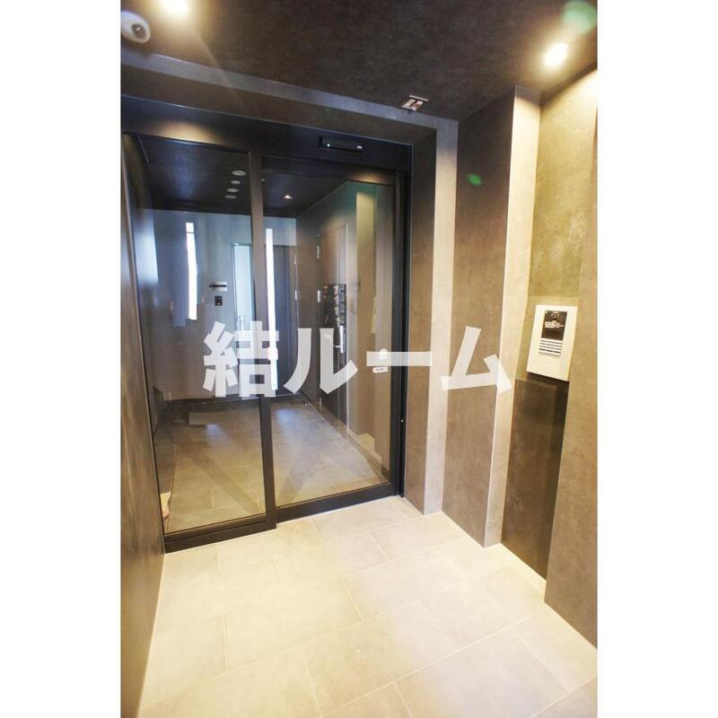 板橋区常盤台３丁目の賃貸マンションのエントランス