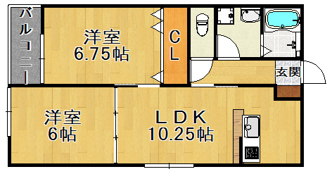 【間取り】 | グラレオン鶴田　★プライスホームなら仲介手数料が割引価格です！★
