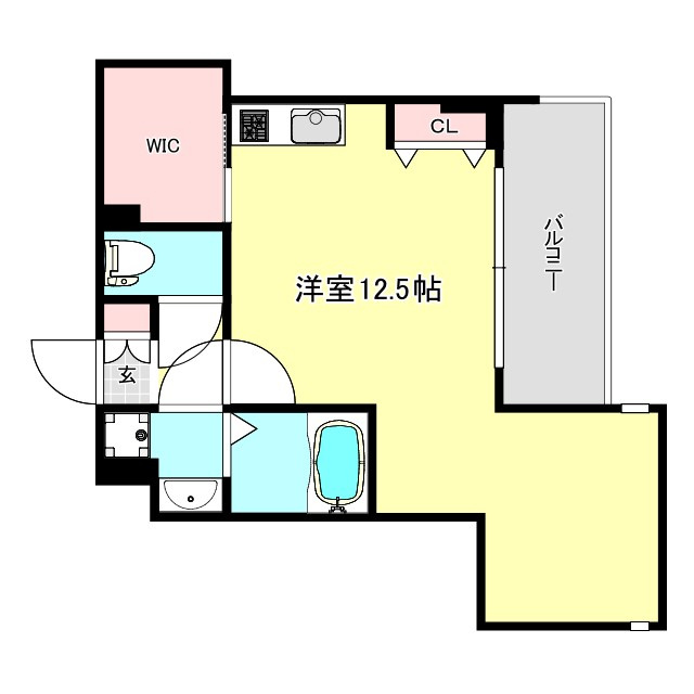 アルティザ南堀江の間取り