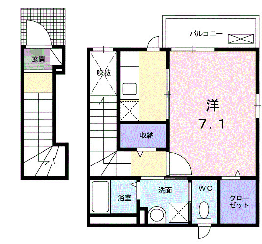 プリムローズ・CKⅡの間取り