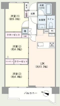 エル・アルカサル目黒の間取り
