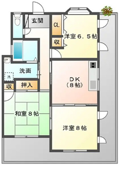 【間取り】 | 若葉と陽だまりのラ・ルーチェ