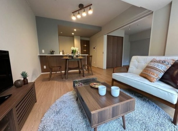 豊島区巣鴨３丁目の賃貸マンションの居間・リビング