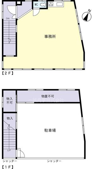 【間取り】 | 谷田部２９４８事務所 | 間取り図です。