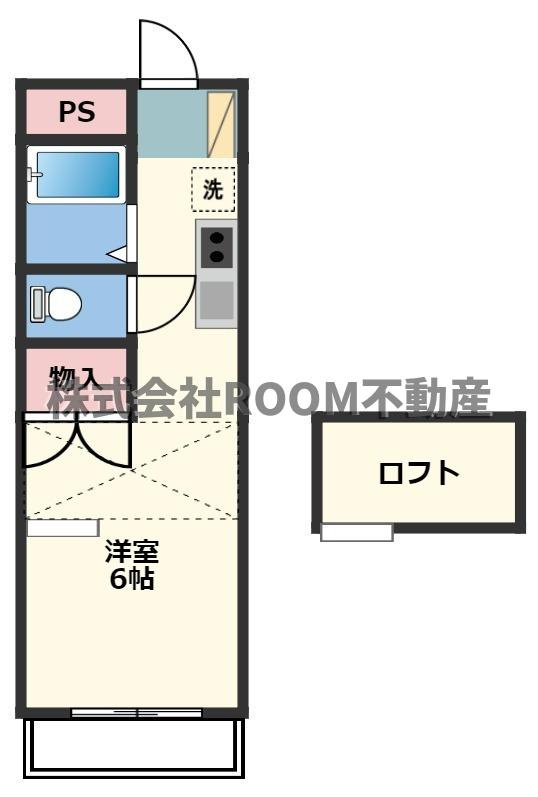 あいらんど花繰　Bの間取り