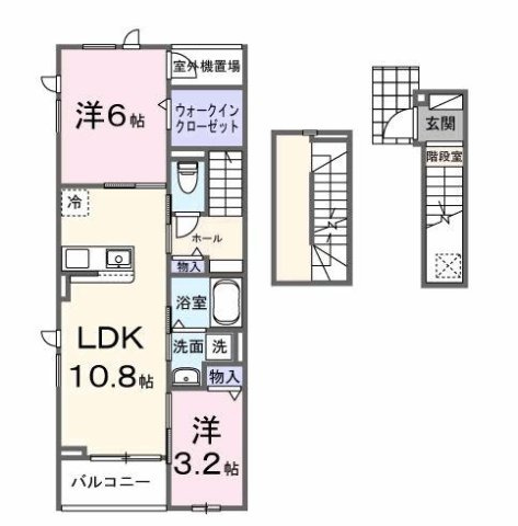 テラス　シティ　八ヶ崎の間取り