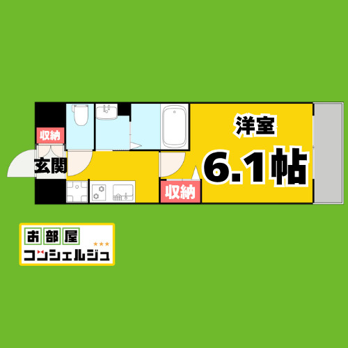 ラグゼナ上前津の間取り