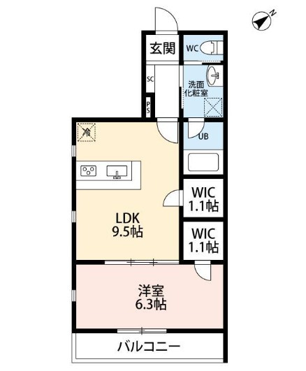 LAUREL西船橋の間取り